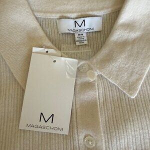 Magaschoni Cashmere Button Front Cardigan - Size M